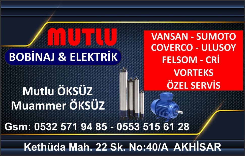 Mutlu Bobinaj ve Elektrik